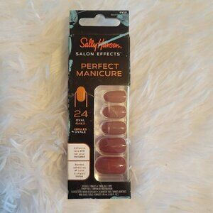 5/$25 NWT Press On Nails Sally Hansen Salon Effects Beet Pray Love